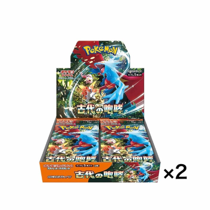 Pokemon Card Game Scarlet Violet Ancient Roar Booster Box sv4K 2BOX –  ikhar19
