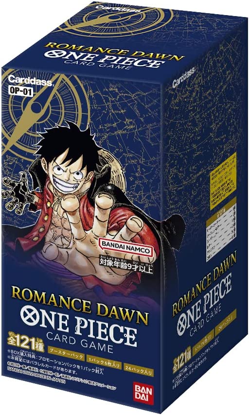 BANDAI Carddass One Piece Card Game Romance Dawn OP-01 Booster 1BOX JAPAN