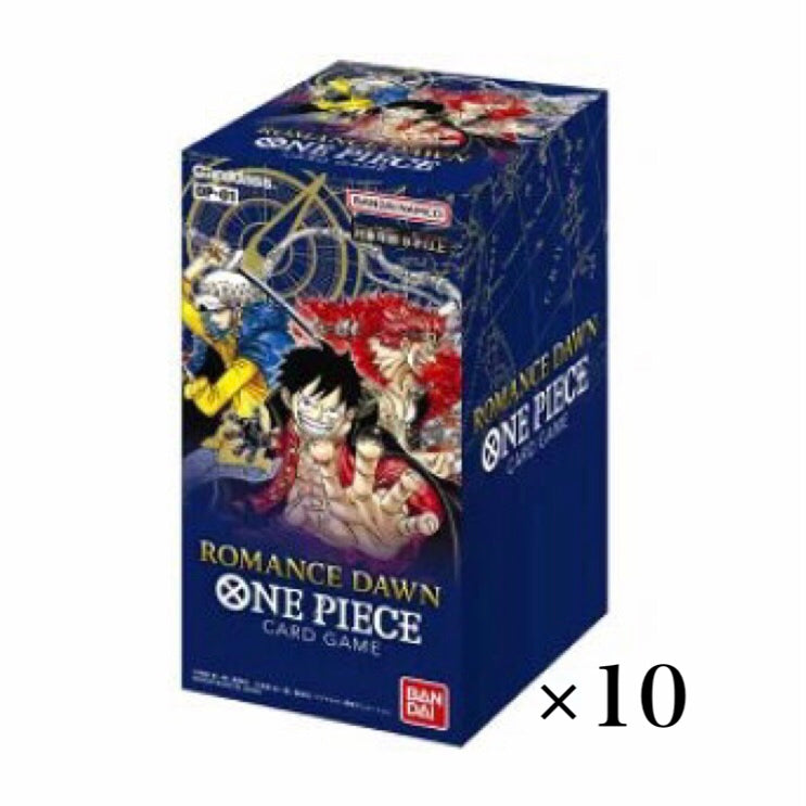 BANDAI Carddass One Piece Card Game Romance Dawn OP-01 10BOX set