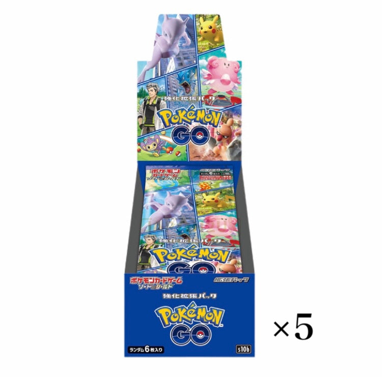 Pokemon Card Sword & Shield Booster Box Pokemon Go collaboration s10b 5BOX