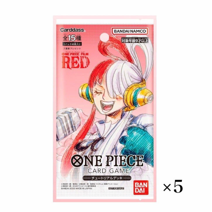 One Piece Card Game Tutorial Deck Movie Limited 5PACK