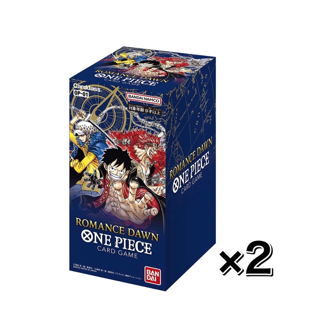 PSL BANDAI Carddass One Piece Card Game Romance Dawn OP-01 2BOX